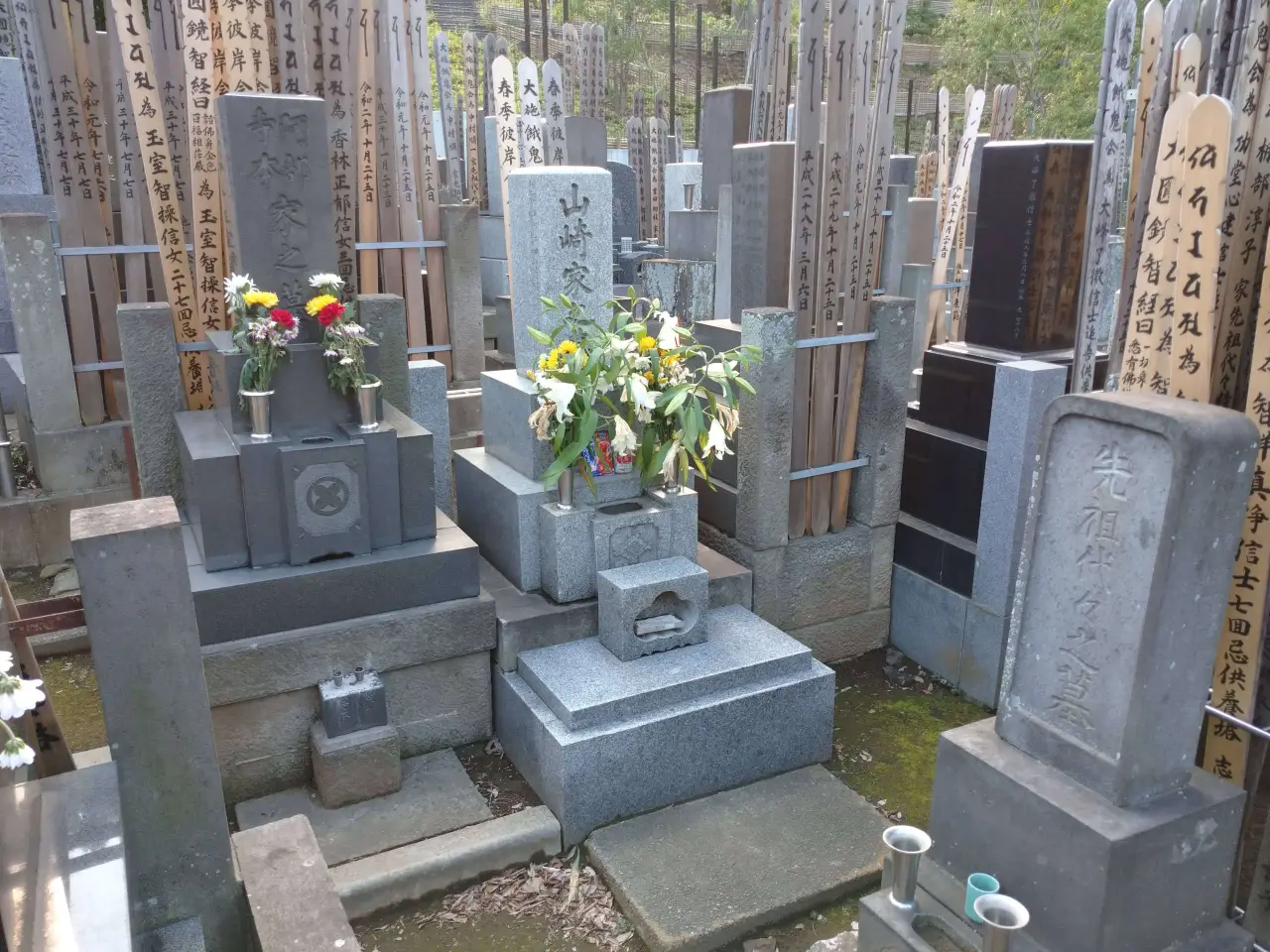 山崎富栄のお墓